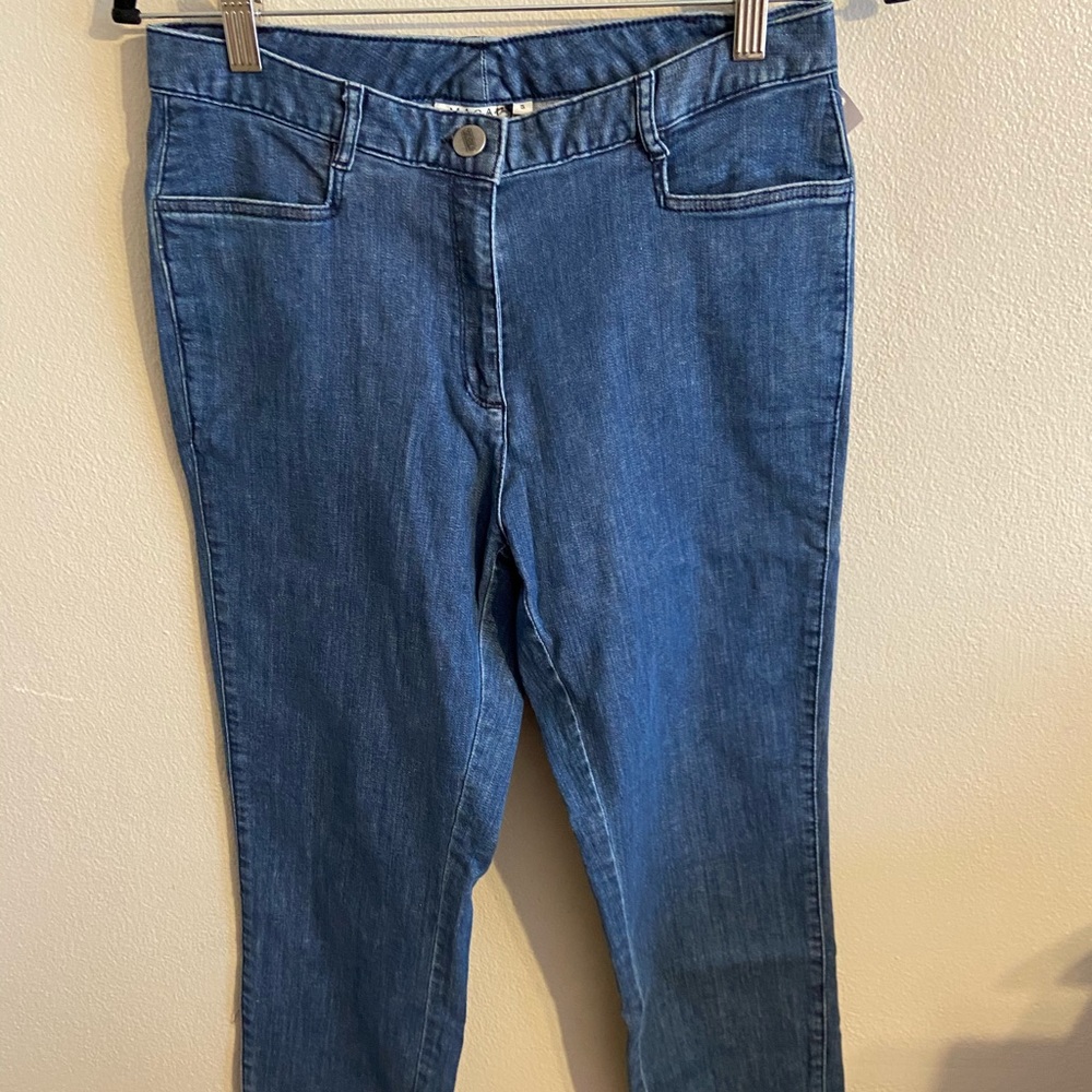 No pocket jeans tags still on